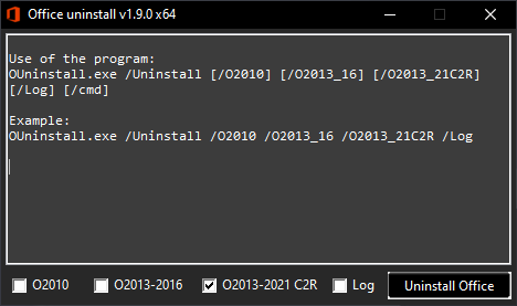 Office Uninstall
