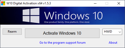 W10 Digital Activation